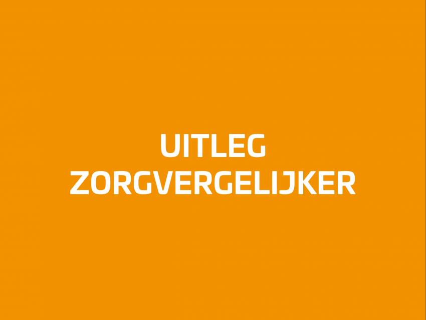 Uitleg zorgvergelijker